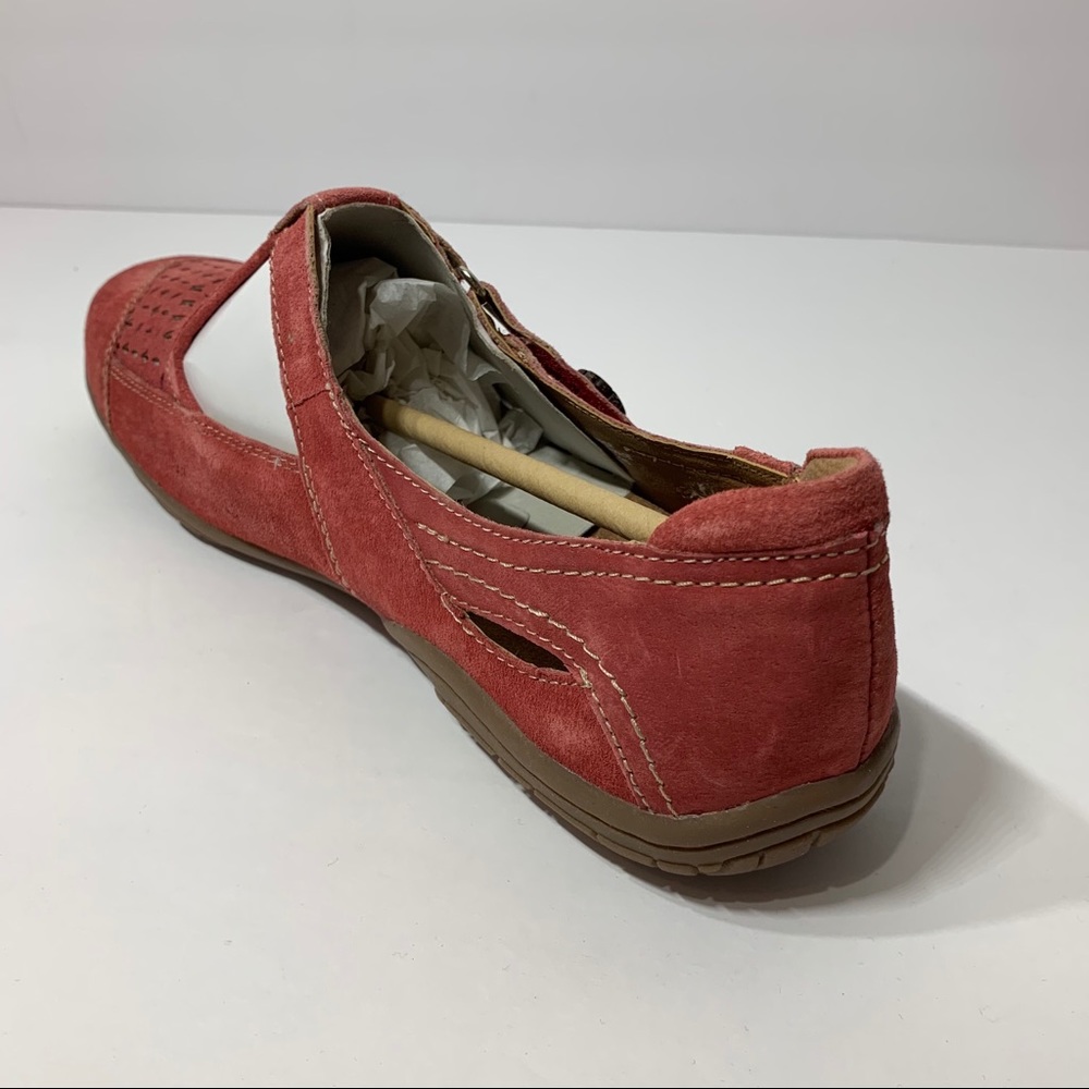 NIB Earth Origins Red Pig Suede Mary Jane Shoe 10W - Picture 6 of 7